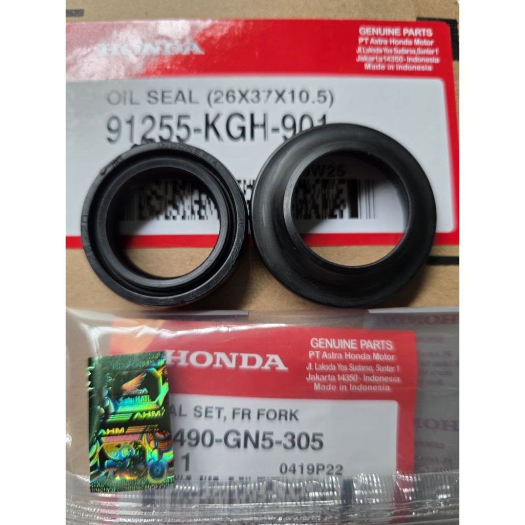 ORIGINAL SEAL SHOCK + SEAL DEBU GRAND SUPRA beat kharisma 51490-GN5-305 AHM