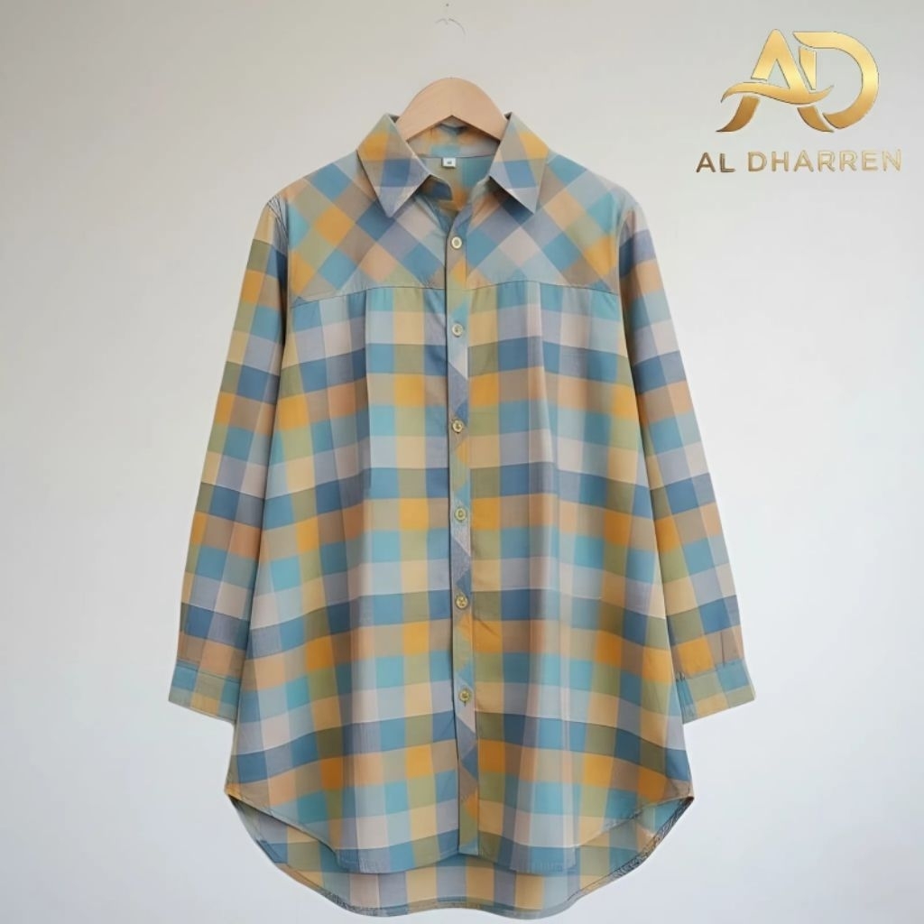 BONE BLUS & KEMEJA ATASAN WANITA PAKAIAN WANITA KATUN BAJU TUNIK KATUN KOTAK OVERSIZE Gerai_winarti