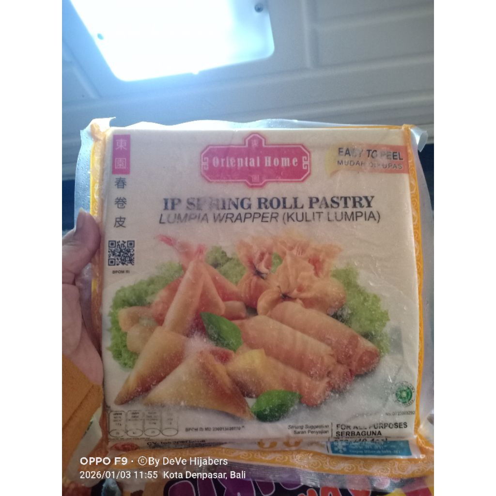 IP Spring home Spring ROLL PASTRY Kulit Lumpia 8,5 inch Besar