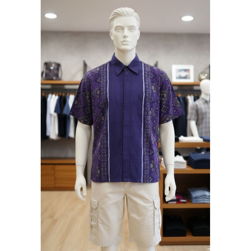 Kemeja Batik Pria Katun