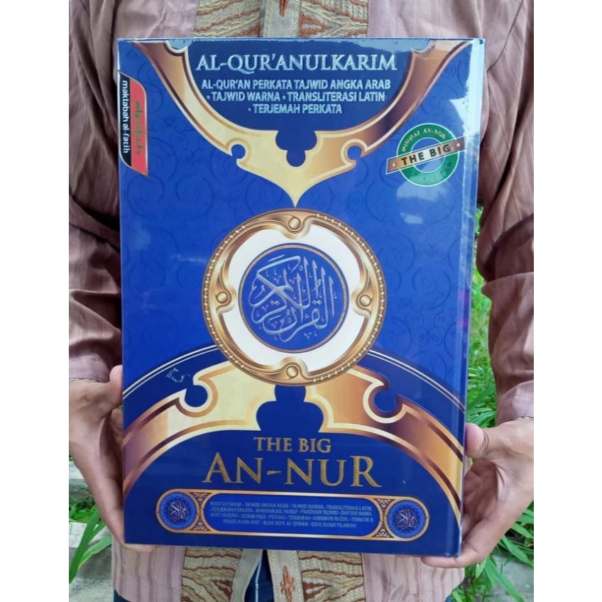 AlQur'an An-Nur Jumbo Besar / Al Quran Besar An Nur Terjemah dan Tulisan Latin Perkata Tajwid Warna