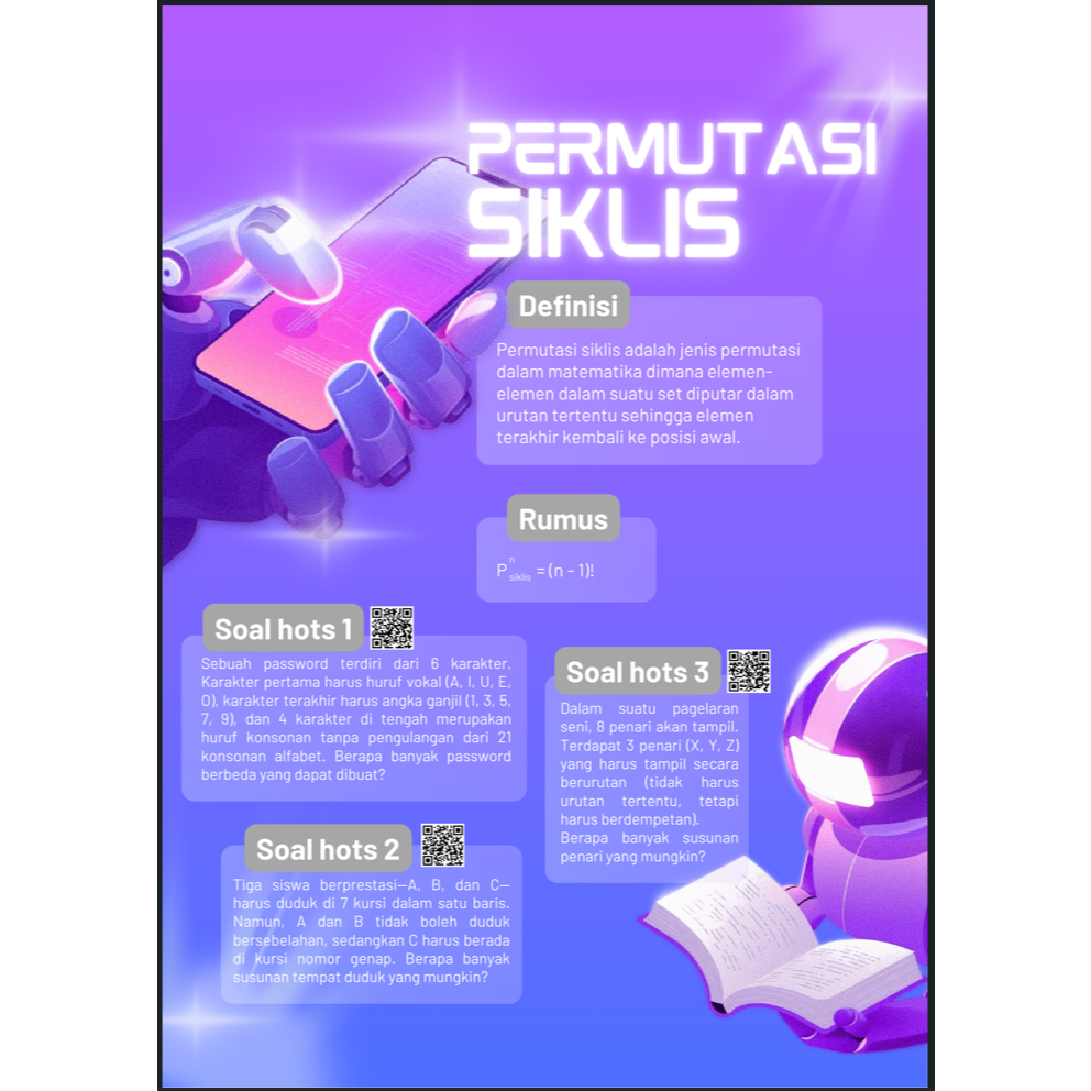 Jasa pembuatan poster ada scan barcod