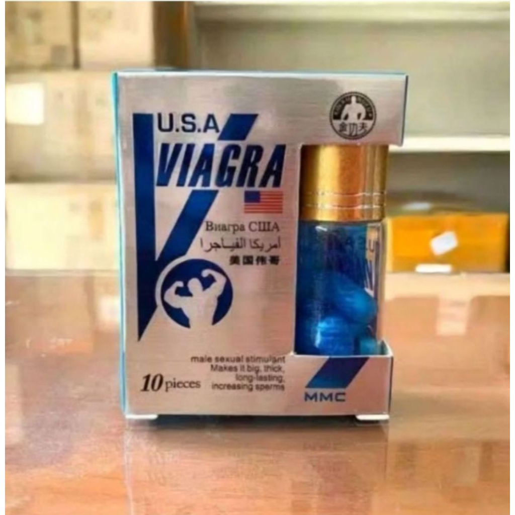 VIAGRA MMC BLUE USA - Obat kuat pria, meningkatkan Stamina & Vitalitas ,100% Aman