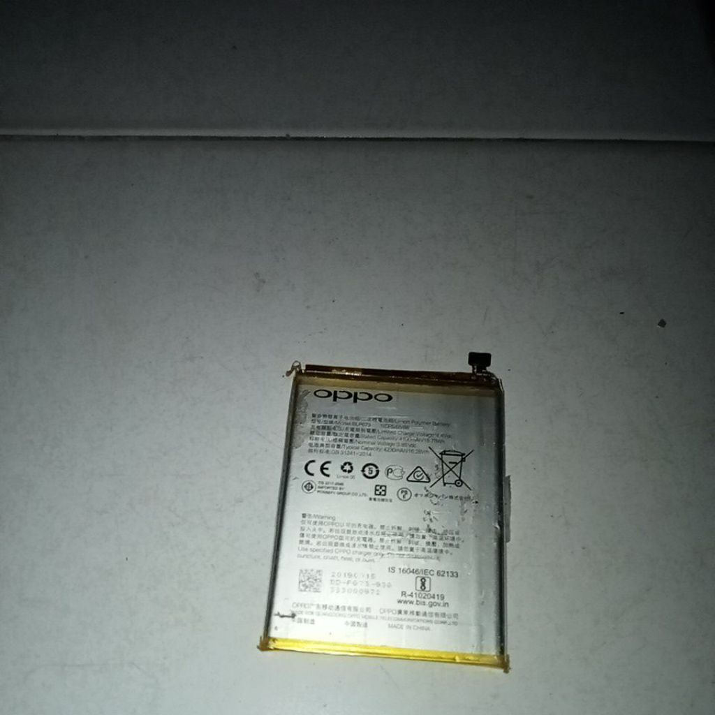 baterai Oppo a3s