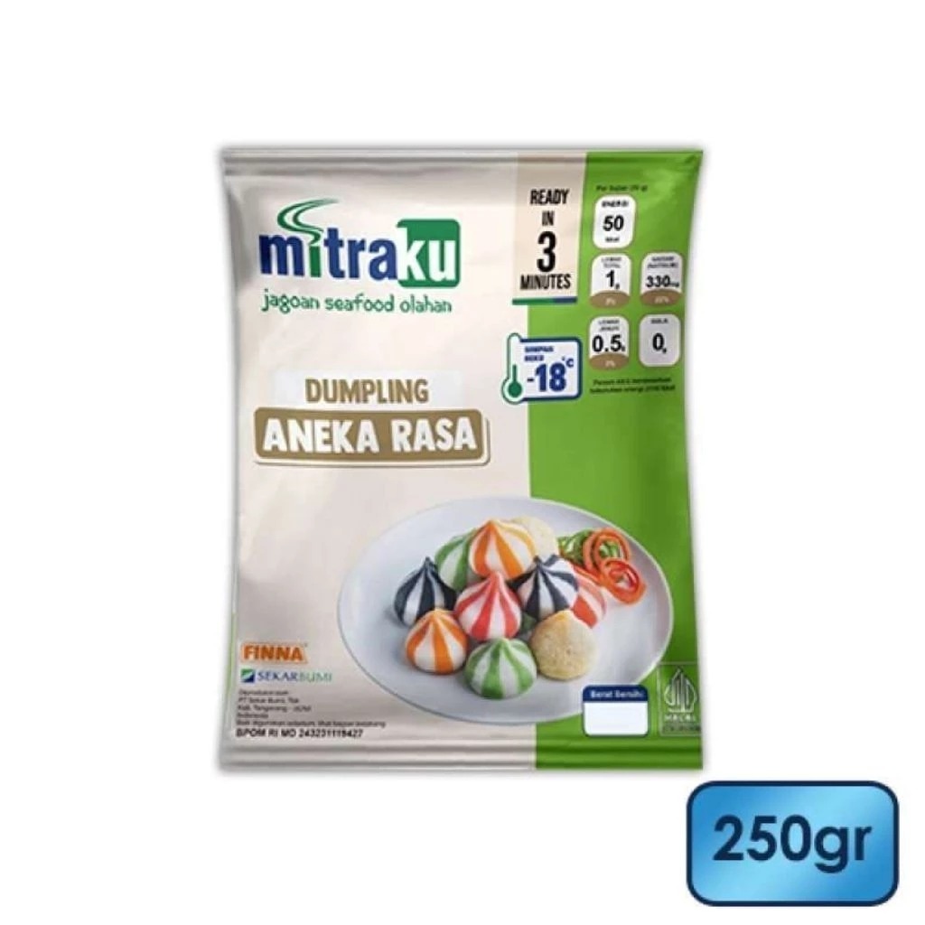 Mitraku Dumpling 250gr - Mitraku Dumpling Aneka Rasa