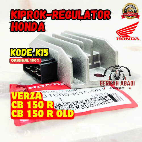 ORIGINAL KIPROK REGULATOR HONDA K15 ASLI ORIGINAL HONDA 100% KODE K15 VERZA CB 150R CB 150R OLD ORI