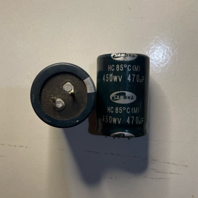 ELCO 450V 470UF (5cm D3.5cm) bekas copotan original