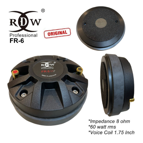 Tweeter / Driver RDW-FR6 Tweeter Speaker RDW FR6 60 Watt 8ohm 120 Watt