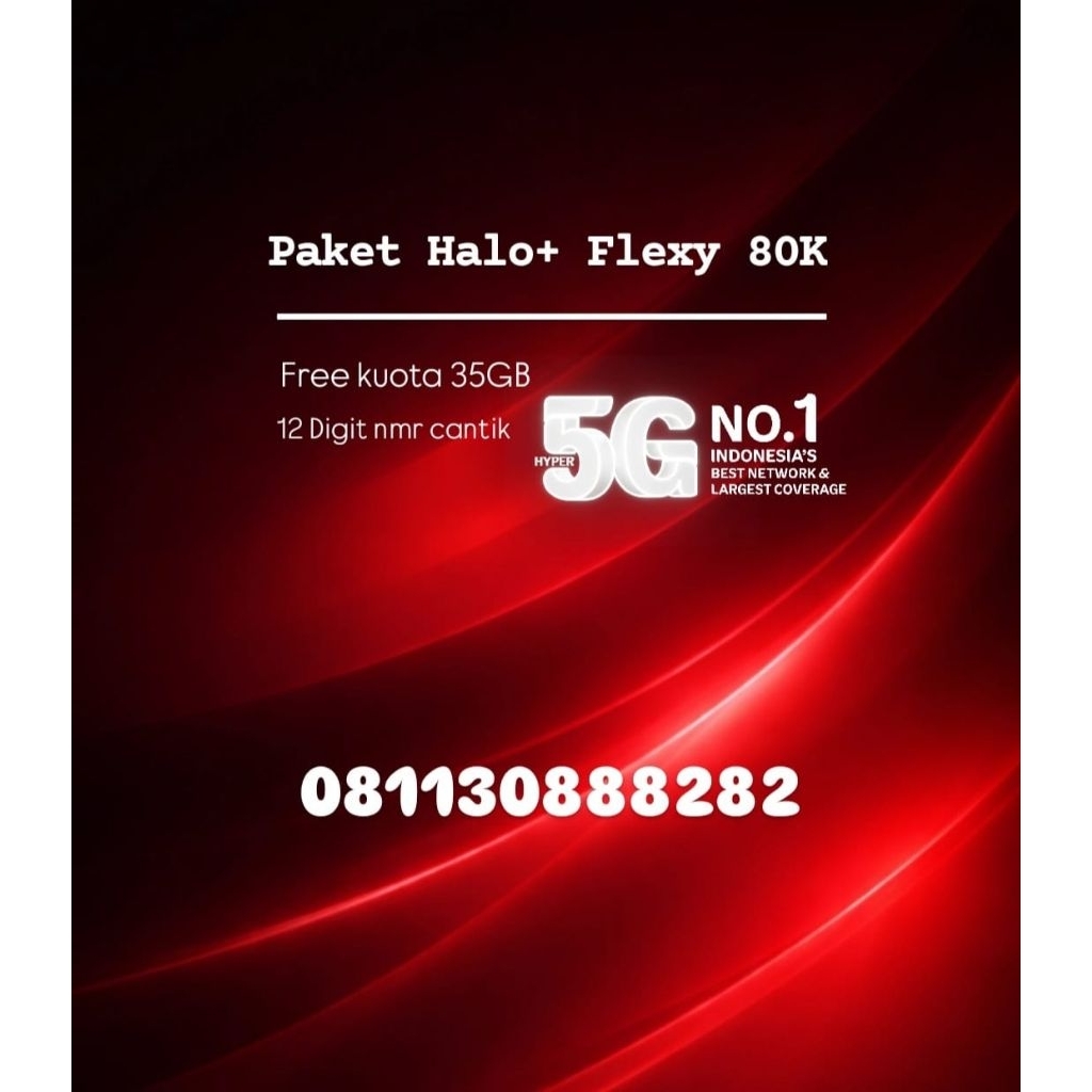 Nomor Cantik Telkomsel Halo+ 12 Digit 11 Digit 10 Digit