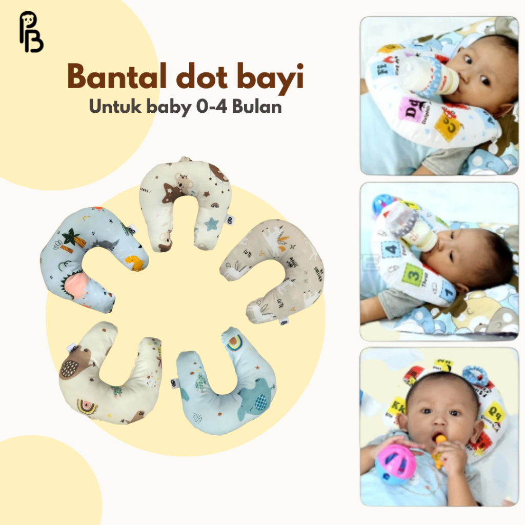 Bantal Dot Bayi | Bantal Susu Bayi | Bantal Penyangga Susu Bayi | Bantal Multifungsi