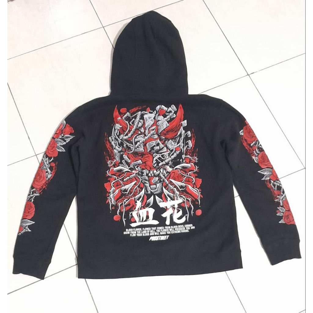 Hoodie prostreet BF blood flower V2 limited edition. Original. Size M. Second oke. rare