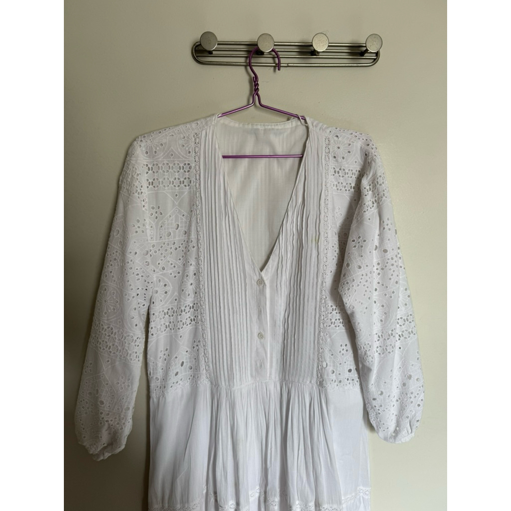 preloved dress zara embroidery