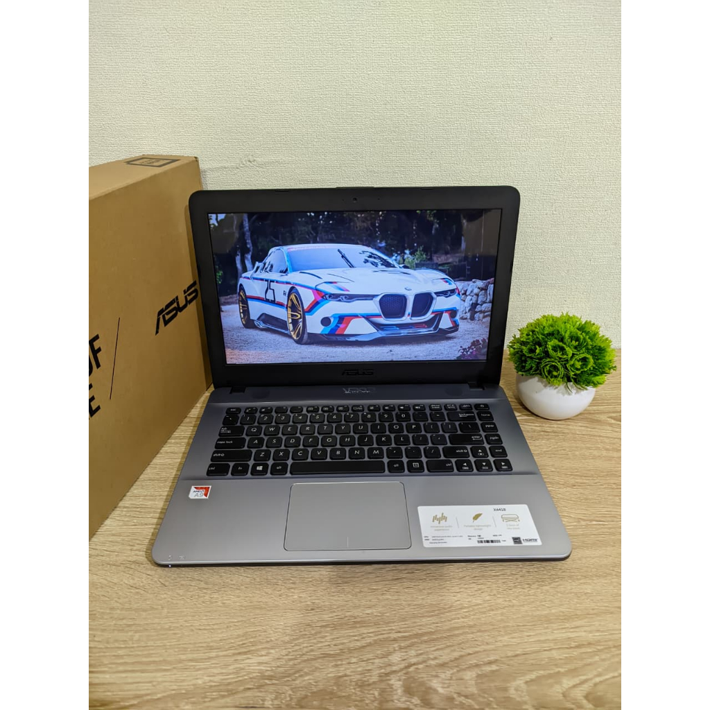 PROMO LAPTOP 2 JUTAAN ASUS VIVOBOOK X441B AMD A9-9425 RAM 12GB SSD 128GB+1TB 14"HD SEGEL LIKENEW