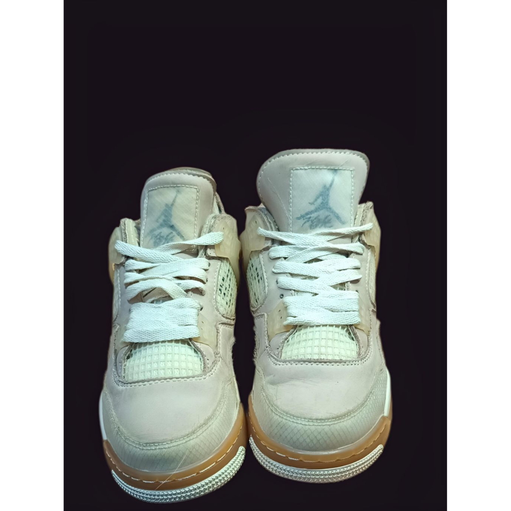 sepatu basketball pria dan wanita "aj R4 x OFF WHITE" size 37,5 insole 23,5 cm