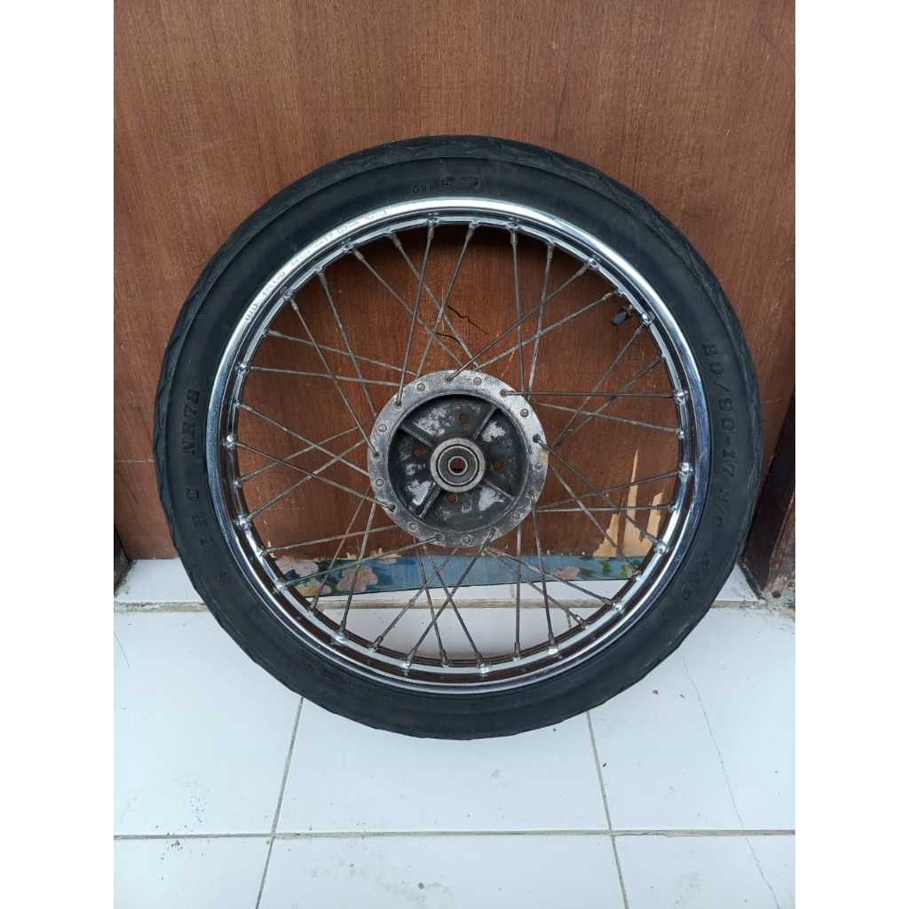 VELG BELAKANG YAMAHA SIGMA ALFA COPOTAN ORIGINAL kondisi seken bekas Veleg Pelek Peleg