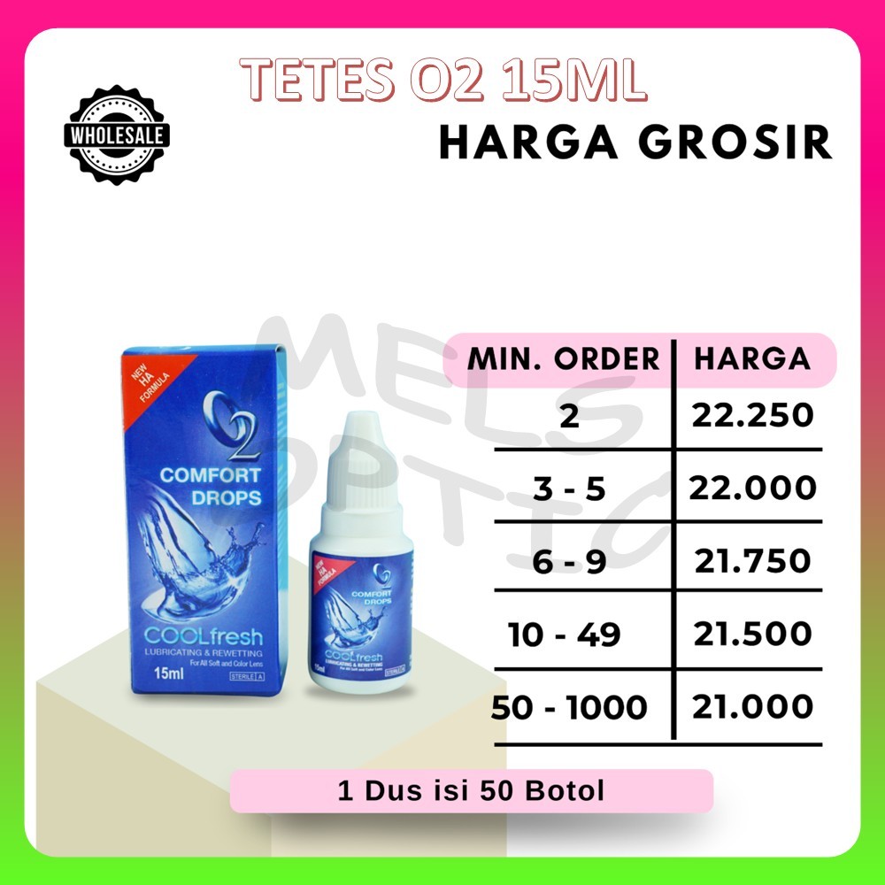TETES MATA O2 15 mL With Cool Fresh