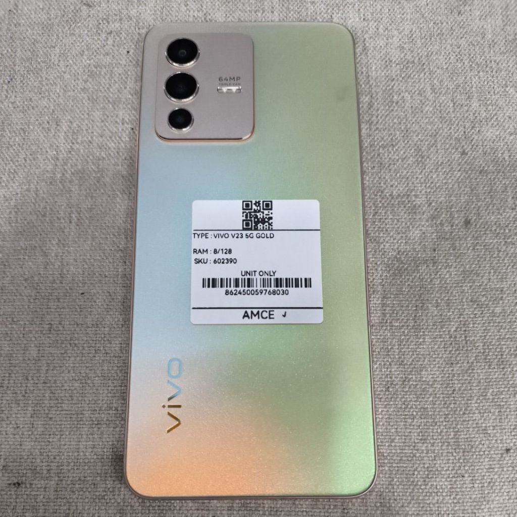 Handphone second normal Vivo V23 5G 8/128GB fullset original
