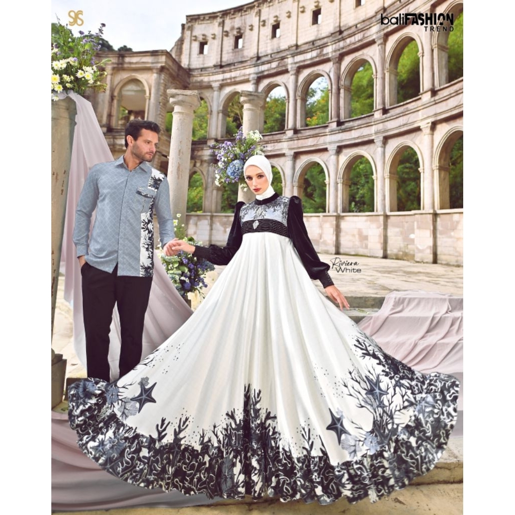 SET DRES PRINTING PREMIUM / COUPLE RITZ SYARI "RIVEIRA SERIES"