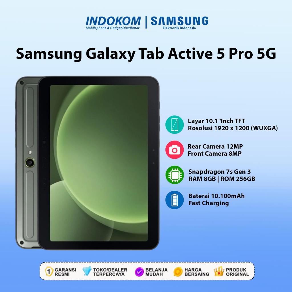 Samsung Galaxy Tab Active 5 Pro 5G 8GB/256GB Garansi Resmi