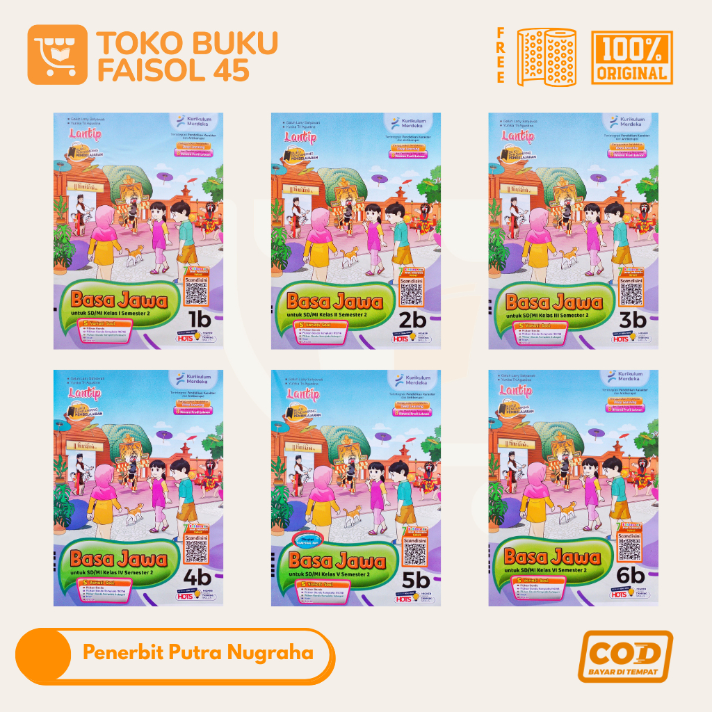 LKS Bahasa Jawa Timur SD MI Kelas 1 2 3 4 5 6 Putra Nugraha - Lantip - Kurikulum Merdeka