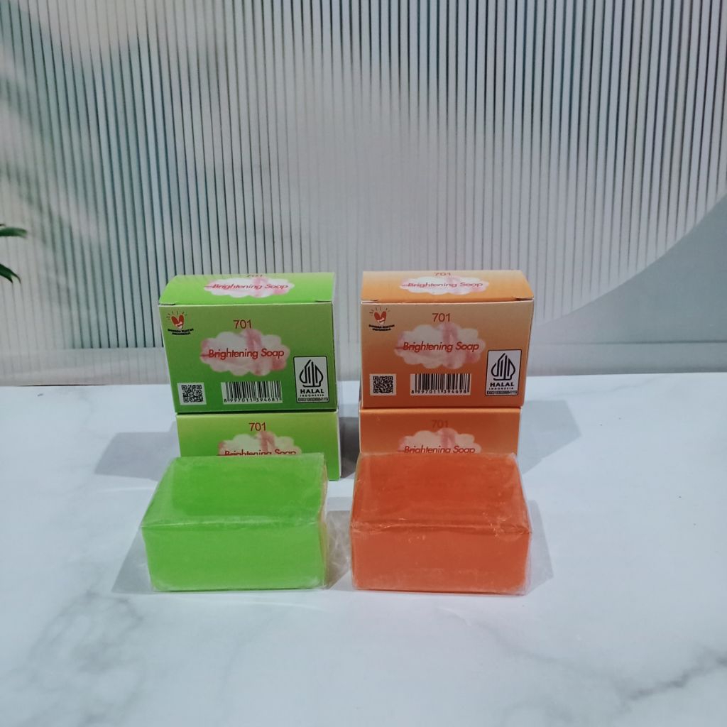 [ BPOM ] 701 Brightening Soap Hijau & Orange Ecer