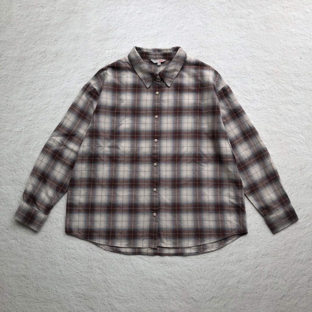 Spao Flanel Oversized Longsleeve Shirt