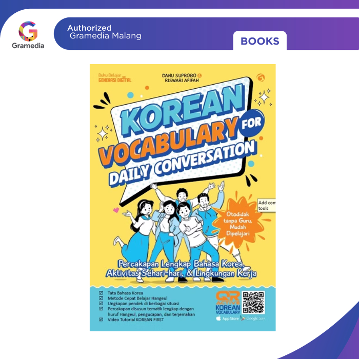 Gramedia Malang - Korean Vocabulary for Daily Conversation