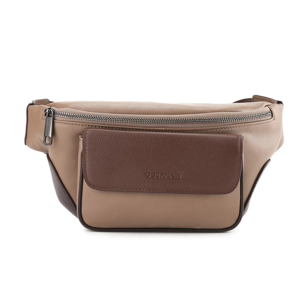 Waist Bag Pria Obermain Original - Leather