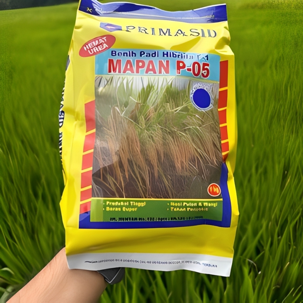 benih padi hibrida f1 mapan p-05 1kg bibit padi by primasid exp 5-2026 original primasid barang READ