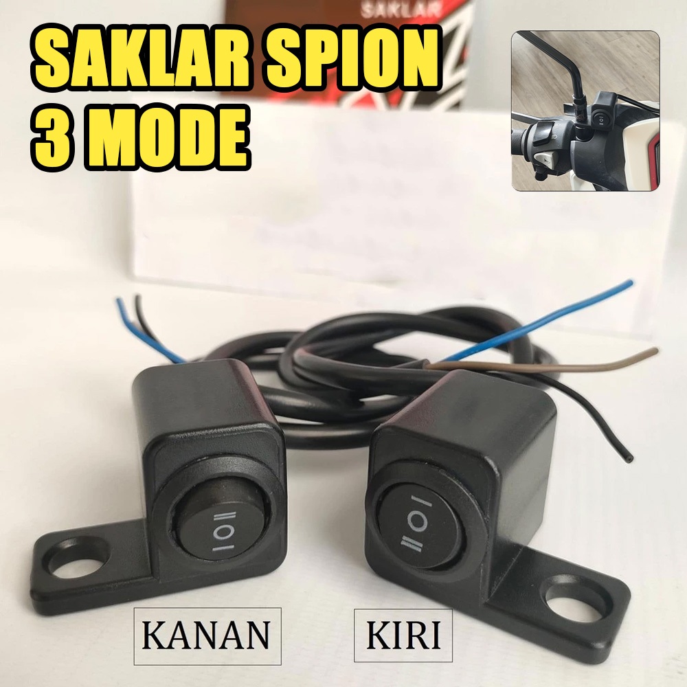 [COD] SAKLAR SPION - Saklar Motor 3 Mode On Off On saklar breket switch on off lampu tembak universa