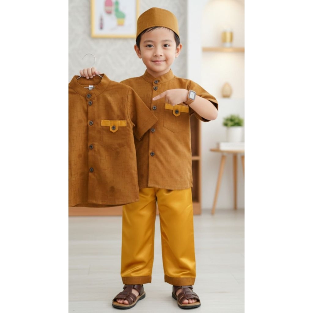 Ready Al Fahry Set Koko Embos Sultan Premium 1-8 Tahun.