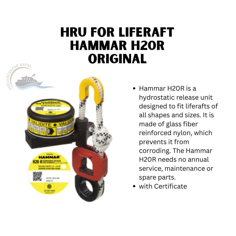 Hammar H20R HRU for Liferaft/ HRU Liferaft Original Hammar baru dengan sertifikat
