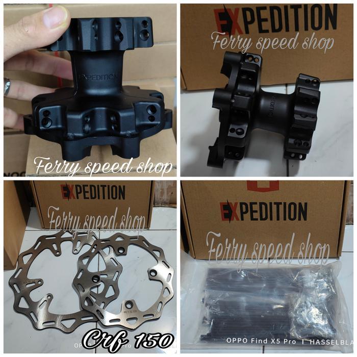 1Set Tromol Expedition Crf 150 Crf150 / Tromol + Jari Jari + Cakram Crf 150 Expedition Hole-36