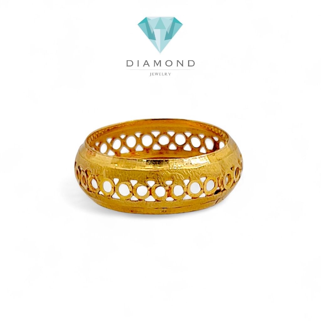 Gold Ring 23K / Cincin Emas 23K / Diamond Jewelry 142CMSWP4