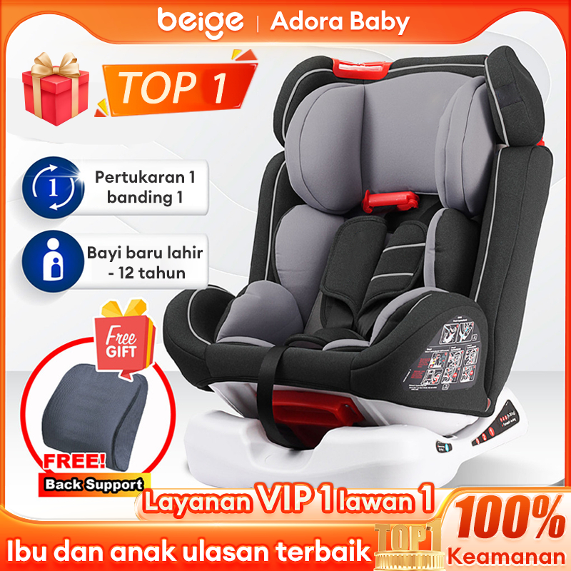 beige Baby Kursi Mobil Bayi /Baby Car Seat Bayi Newborn Car Seat Anak/Kursi Mobil Anak 5 Tahun