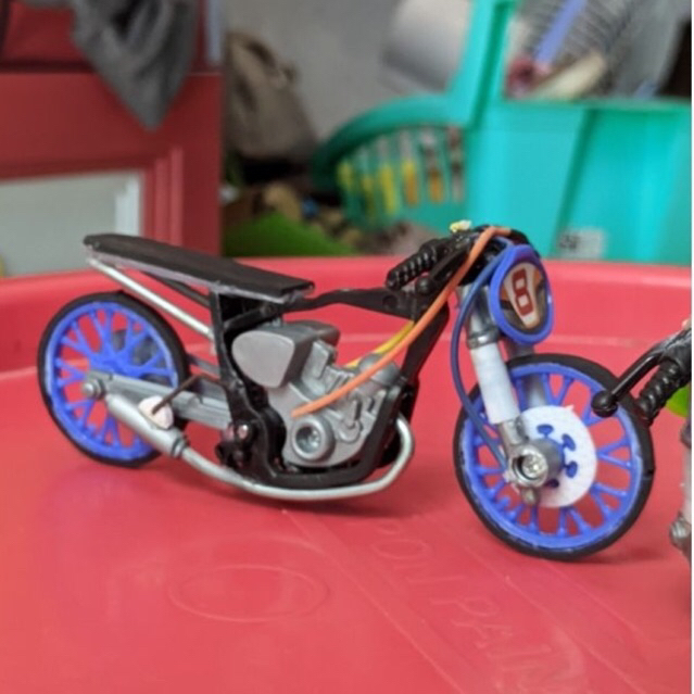 miniatur motor herex surex drag keren (bonus peddock)