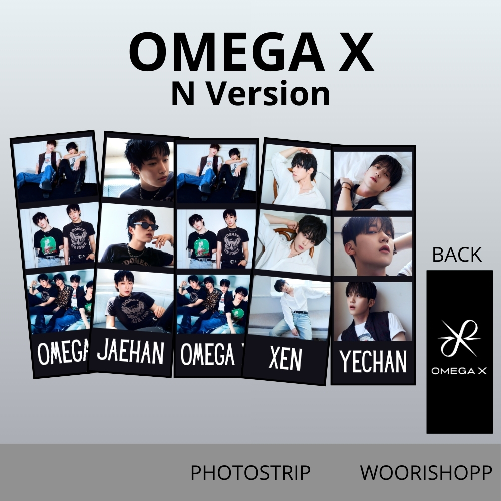 PHOTO STRIP OMEGA X SWAY 2SISI 5 PCS FOTO STRIPS KPOP UNOFFICIAL JAEHAN JEHYUN XEN YECHAN