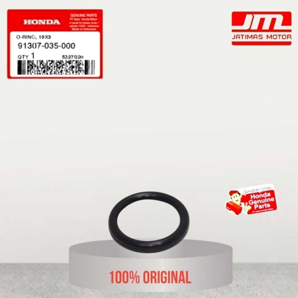 91307-035-000 Oring 18x3 Tutup Oli Mesin Atas Bebek Matic Sport