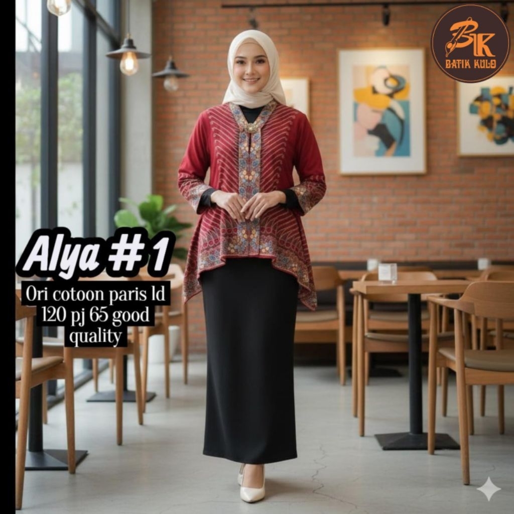 ALYA AMEL KARTINI PARIS JUMBO MONICA DRESS TROSO BLUS NADINDRA TUNIK ASOKA TUNIK KUTUBARU BLUS KARTI