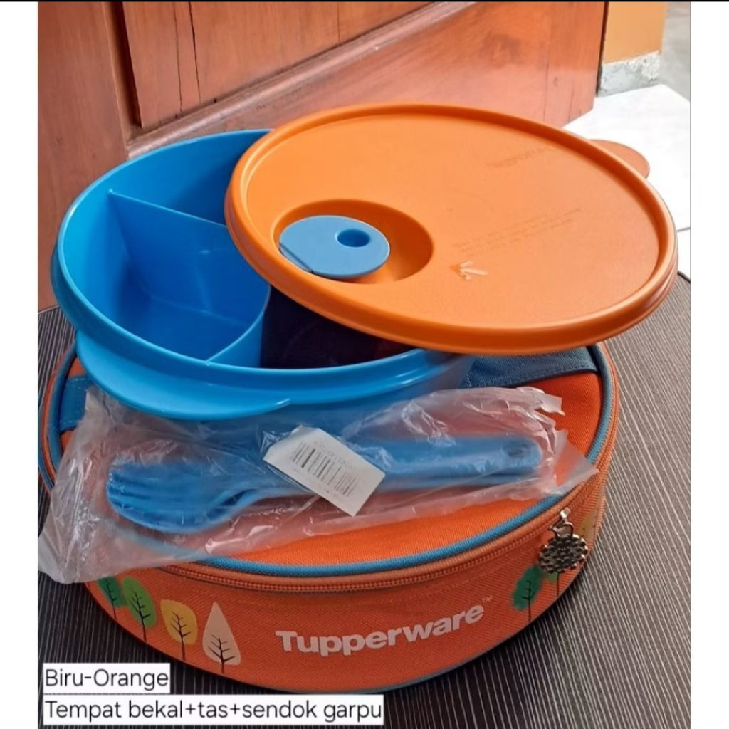 tupperware crystalwave lunch set
