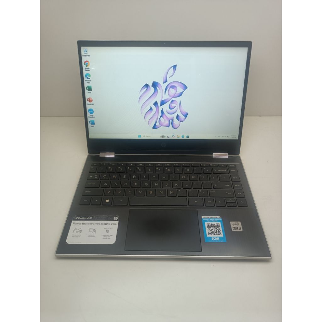 HP PAVILION X360 TOUCH | I3 GEN 10 | RAM 8 GB | SSD 128 GB