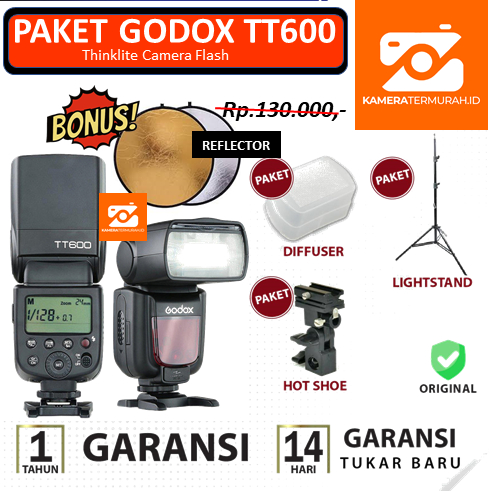 Godox TT600 Flash HSS Universal Speedlite kamera mirrorles - Flash Kamera Universal Godox