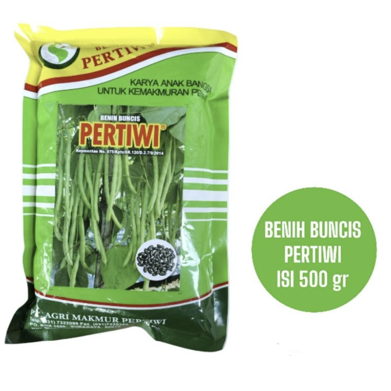 Bibit Buncis Pertiwi 500 Gram