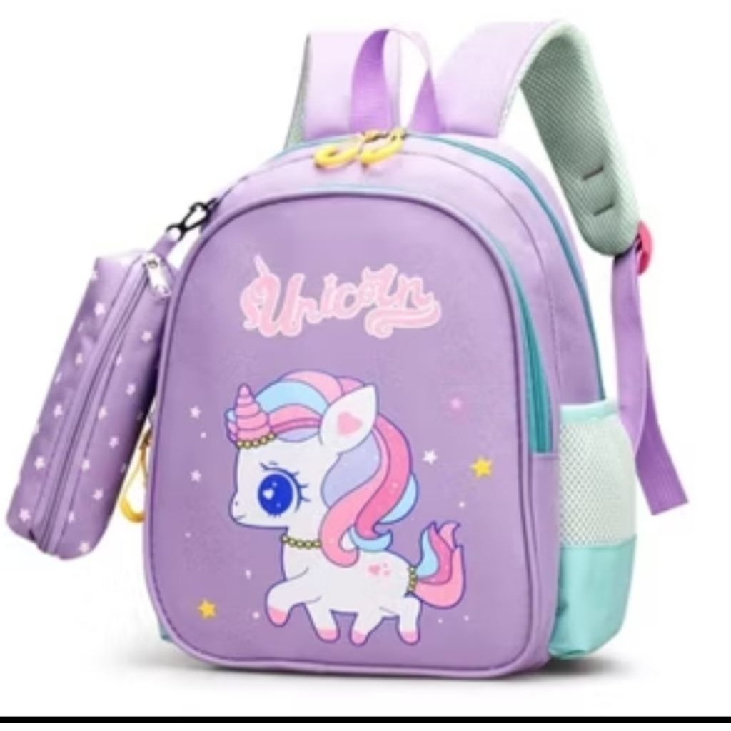 Tas ransel unicorn import tas ransel anak perempuan motif unicorn
