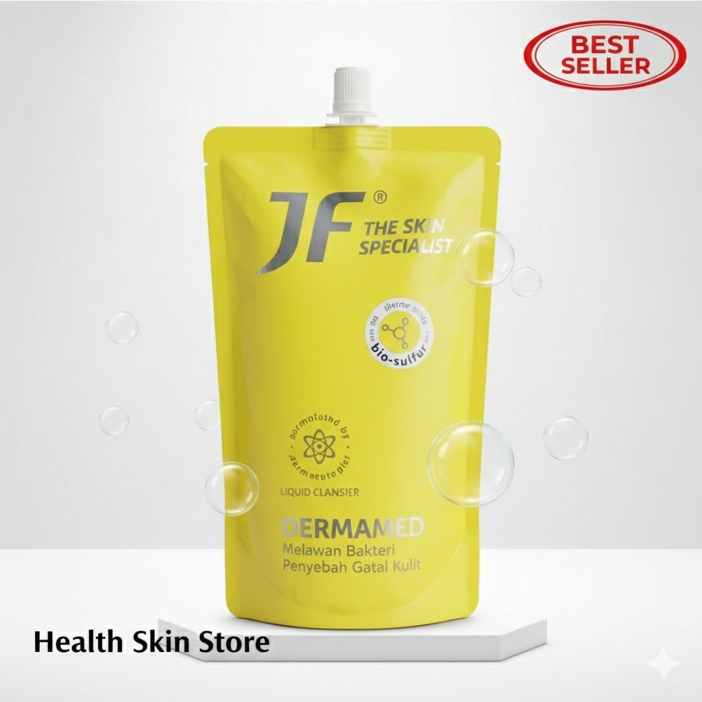 JF Dermamed Cleanser Liquid 420 ml Pouch Spout Ukuran Jumbo