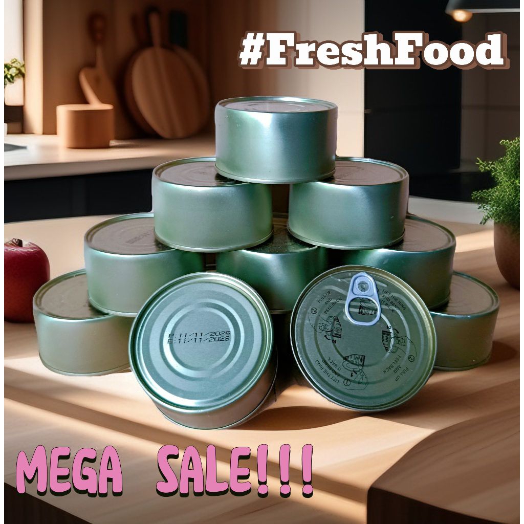 AMISAN IKAN TUNA KALENG CHUNK DALAM MINYAK (DAGING UTUH)