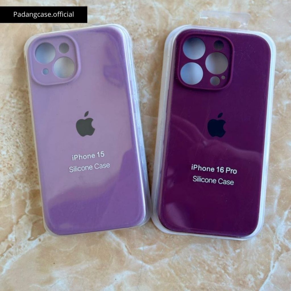 (Padangcace) Case IPhone Silikon Anti Jamur untuk IPhone 7 8 X XS XR 11 12 13 14 15 16 Pro Promax mi