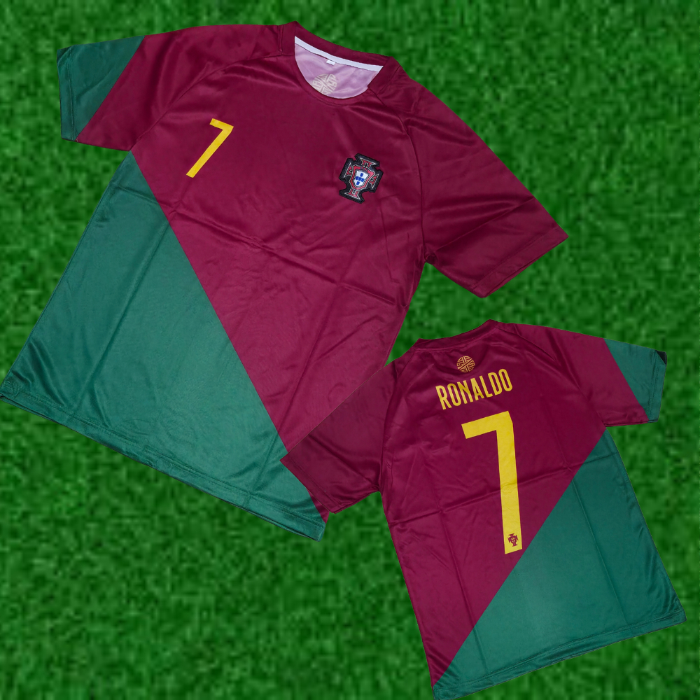 baju bola portugal dewasa/jersey portugal/jersey ronaldo/kaos bola portugal printing dewasa
