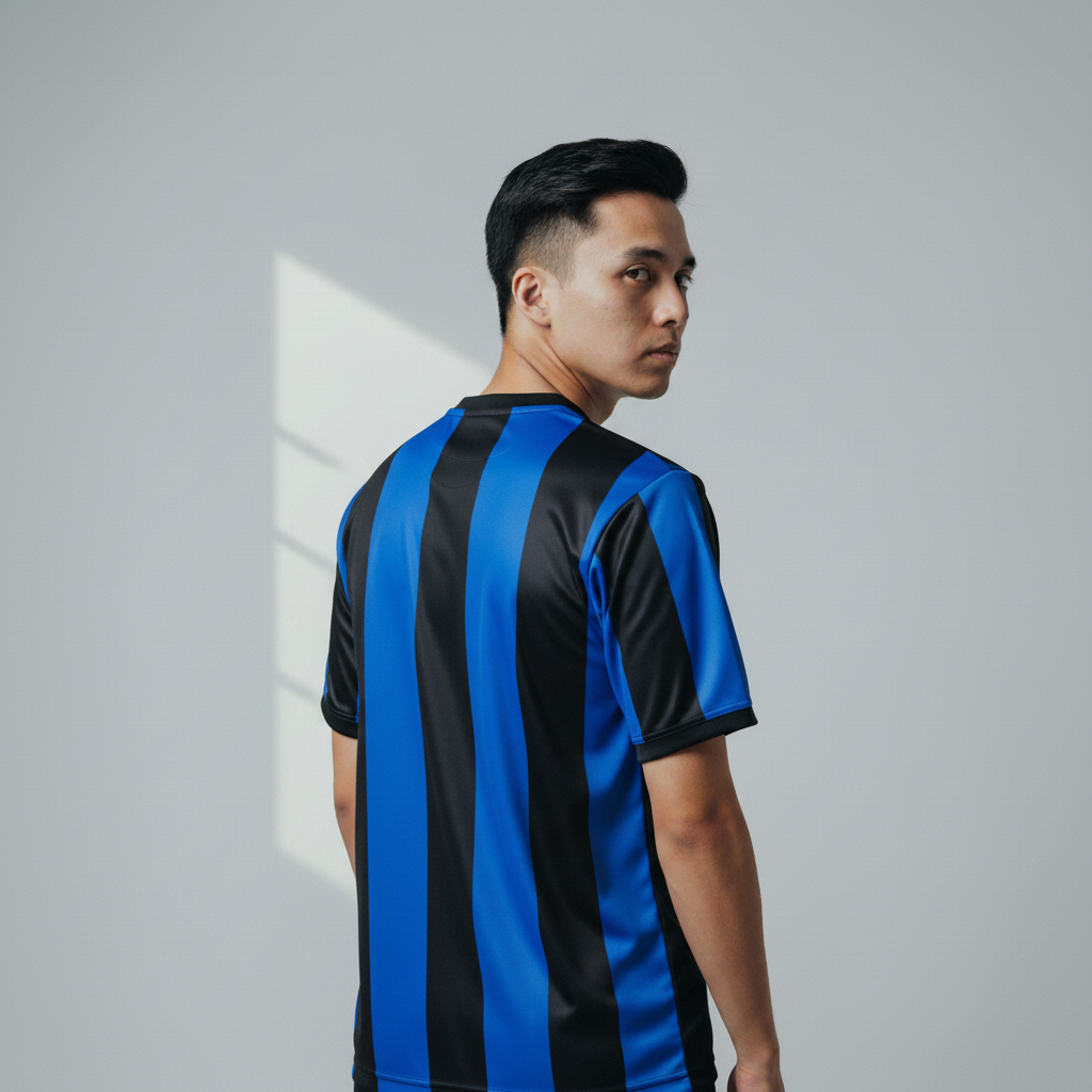 ATHLETIC SPORTWEAR - Jersey Vintage Bola Fantasy Inter Home 2004-05 Fullprinting Casual - Atasan