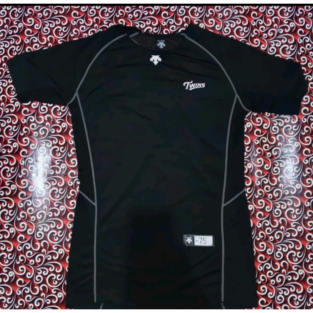 descente kaos olahraga Polyester